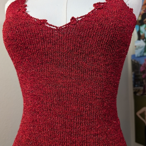 Vintage feather handmade dress - Picture 3 of 10